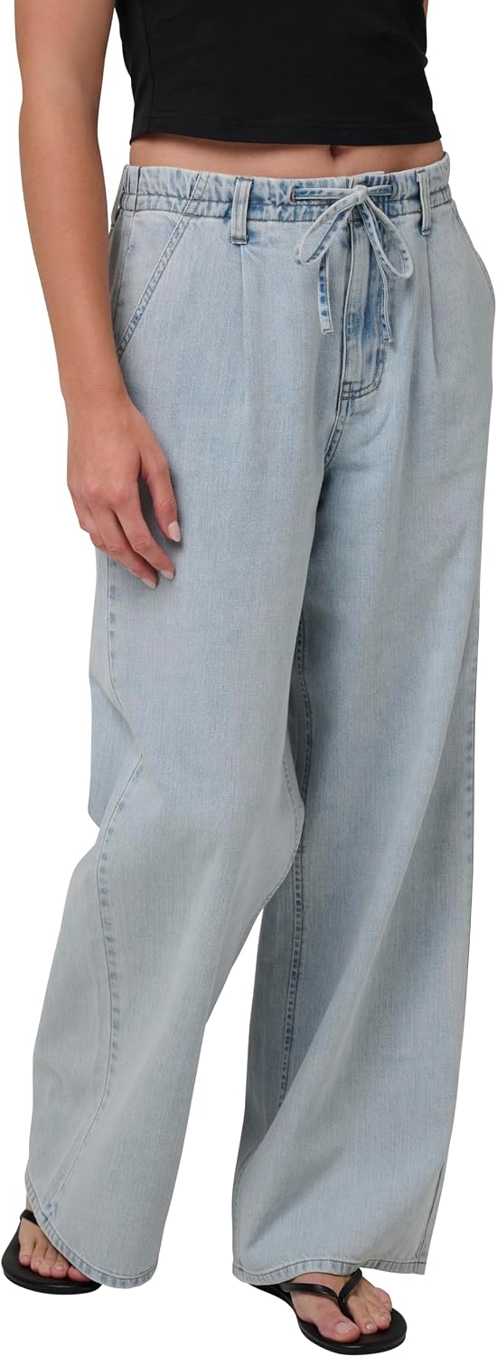 Quiksilver Women's Women's Tidepool High Rise Drawstring Waist Jean