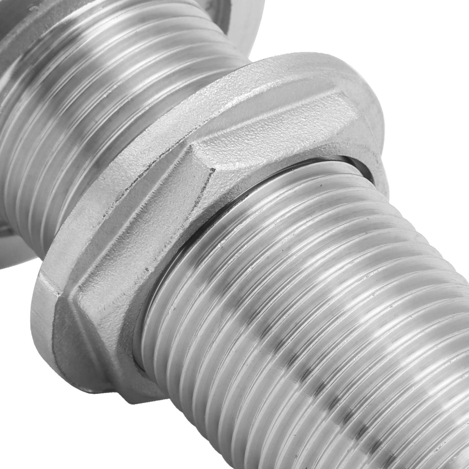 Tissting Accessorio per casco diritto marino 2 pezzi 1in 79mm - Connettore di scarico in acciaio inox 316 per barche e yacht, facile installazione e resistenza alla corrosione
