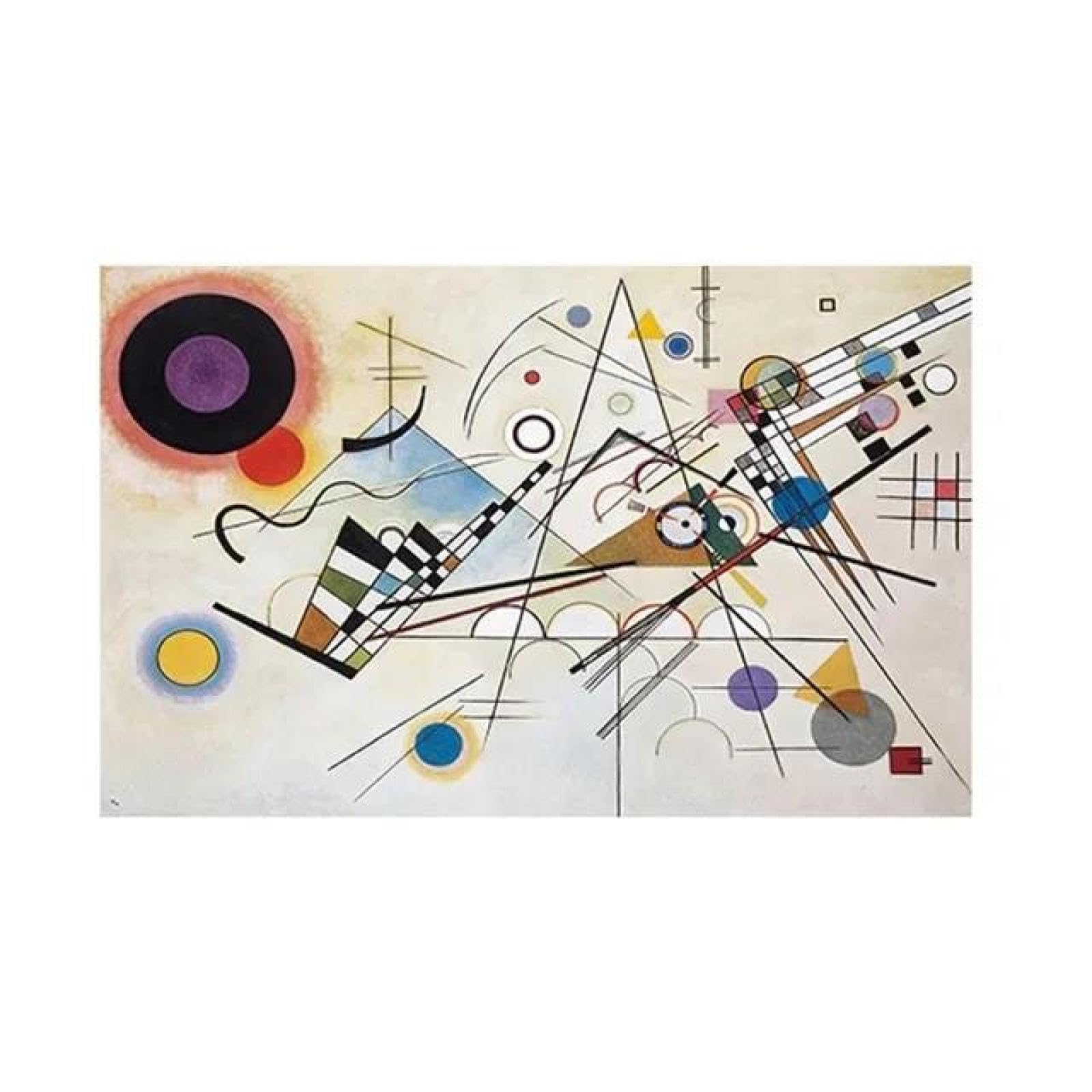 Yocheng Vintage Abstract Printing Canvas Paintings Poster And Print Wall Art Picture For Living Room Home Decor 21x30cm No Frame
