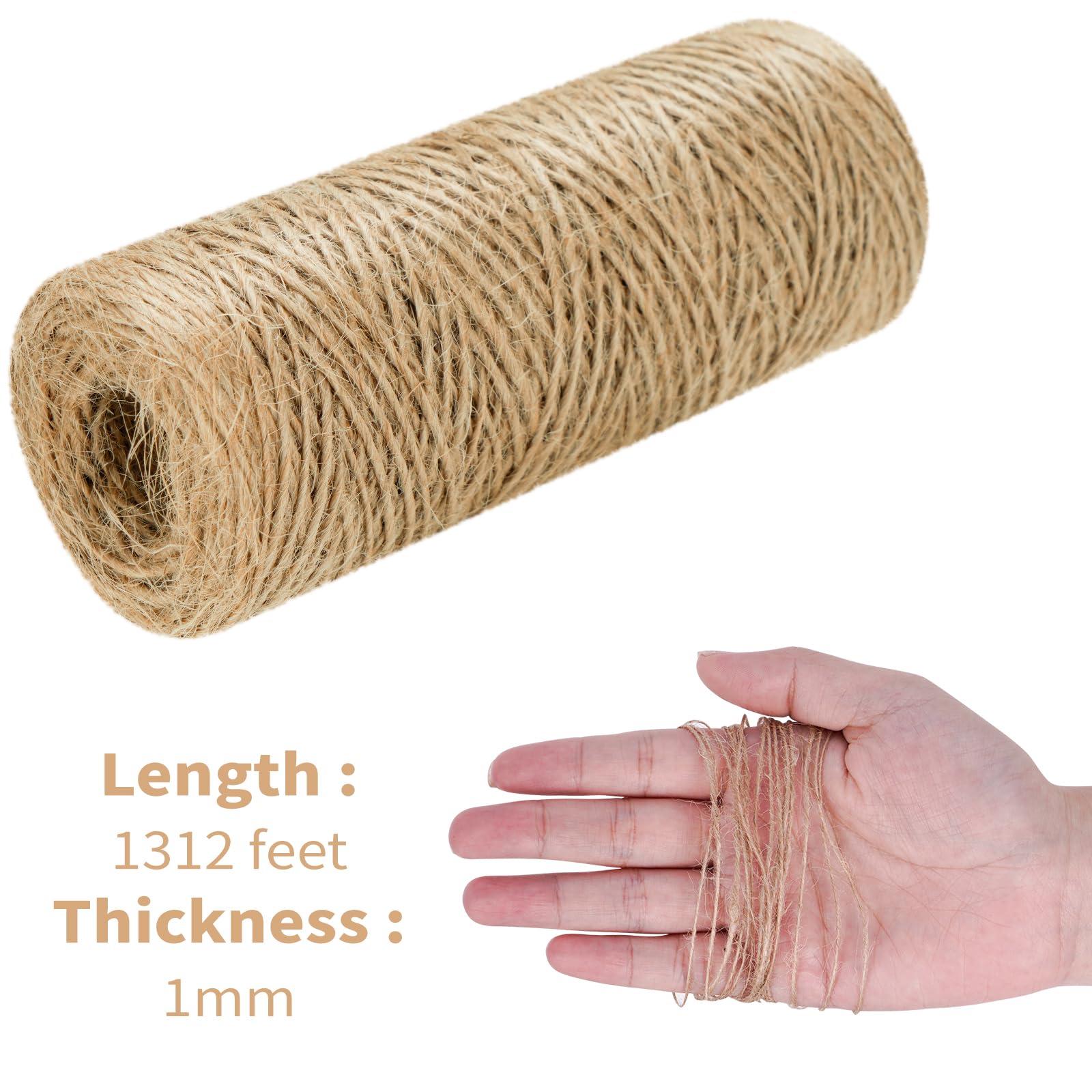 Acquista Spago Da Giardino In Fibra Di Canapa | Fibre Naturali - Foto 8