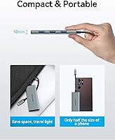 Vista 6 de VENTION Hub USB C para MacBook Pro, adaptador multipuerto USB C 7 en 1 con puertos HDMI 4k 100W PD USB 3.0 SD/TF, USB C Dock compatible con MacBook