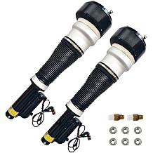 2PCS Front Air Suspension Struts Assembly for 2007-2013 Mercedes Benz S-Class W221 S350 S400 S550 S600 S63 S65 AMG 2WDwithout 4Matic Shock Absorber Replace 2213209713 2213204913 2213209313