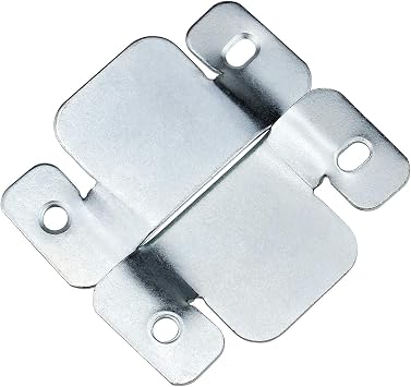 Cerpourt Metal Sectional Couch Connectors Furniture Interlocking,Sectional Sofa Fastener Software Bracket with Screws for Loveseat, Recliner, Chair or Chaise Lounge (4 Pcs)
