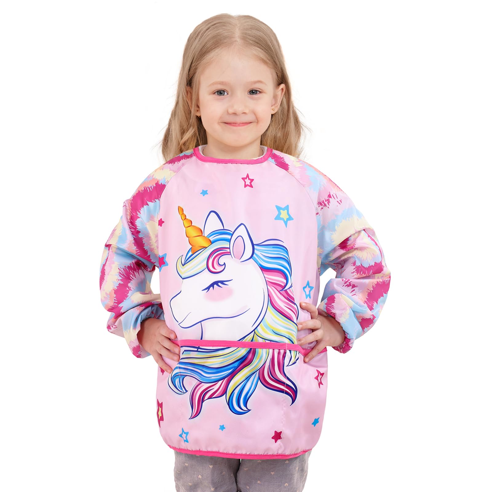 WERNNSAI Tablier Peinture Enfant pour Garçons et Filles 3-12 Ans