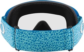 Oakley Man Sunglasses Blue Crackle Frame, Clear Lenses, 0MM
