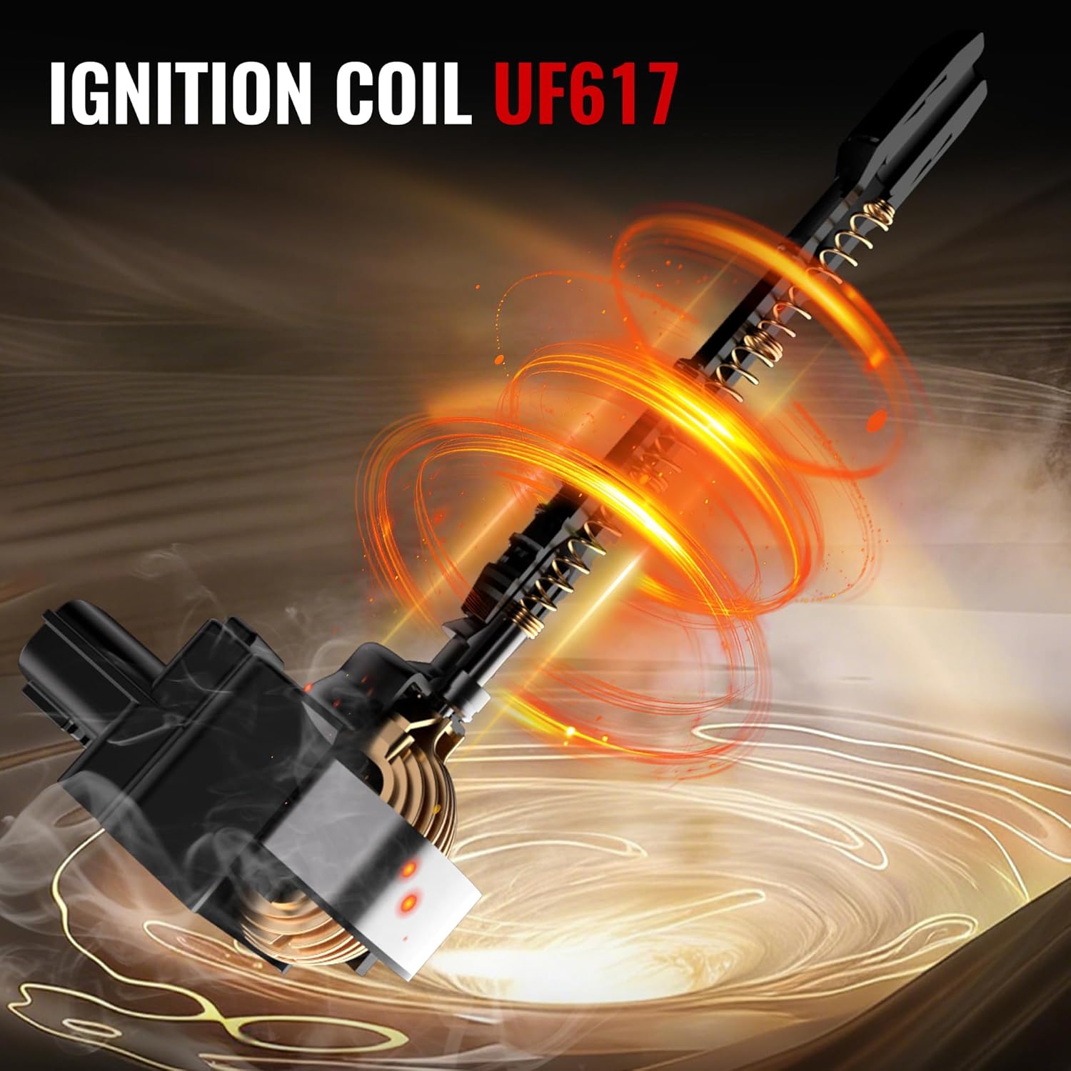 Ignition Coil Pack UF617 Set of 6 Compatible with INFINITI Q40 Q50 Q60 Q70 Q70L QX50 QX70 EX37 FX37 FX50 G37 M37 M56, NISSAN 370Z 2009-2020, Coil Pack Replaces GN10430 22448EY00A