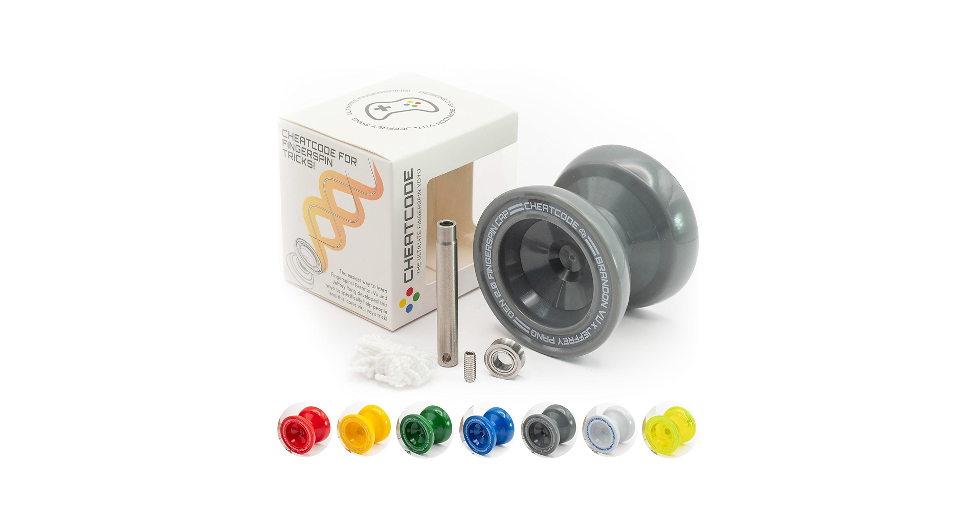 CHEATCODE Ultimate Fingerspin Yoyo ゴールド Amazon.com: Cheatcode Yoyo by Brandon Vu | Master Fingerspin