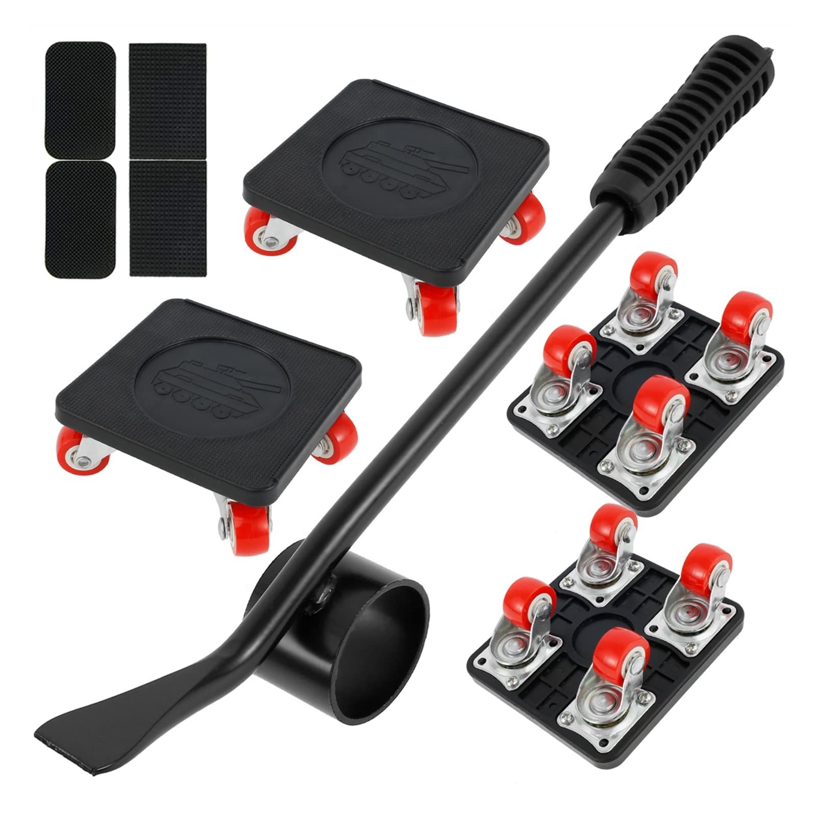 Podnośnik przyczepy, Meble Set 880LB Ciężkie Meble Mover Shifter Lifter Slider Koła Rolkowe Koła Ruchome Zestaw Sofa Stół Demontaż,Odporny na korozję