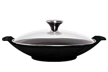 LE CREUSET - [Le Creuset]　ホーロー鍋　ブラック Amazon｜ル・クルーゼ(Le Creuset) 鋳物 ホーロー 鍋 ウォク