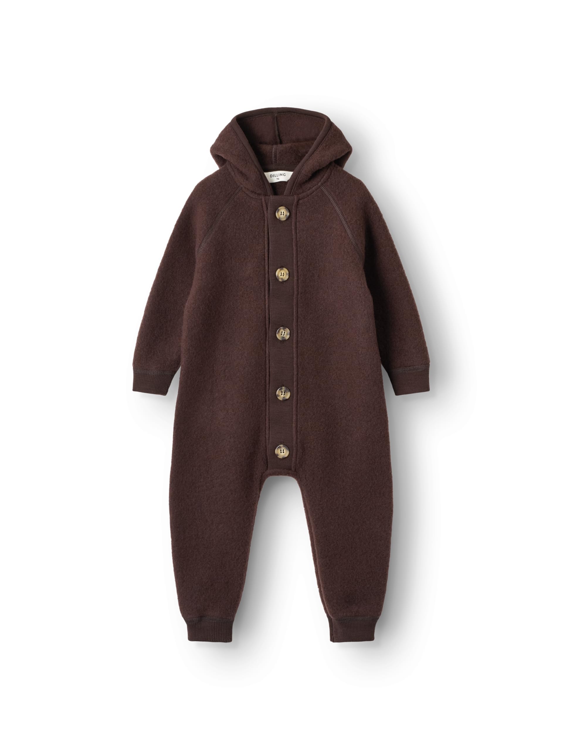 DILLING Baby Overall aus Merino Wollfleece