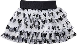 lovely land Girls white*black skirt with decorations Skirt