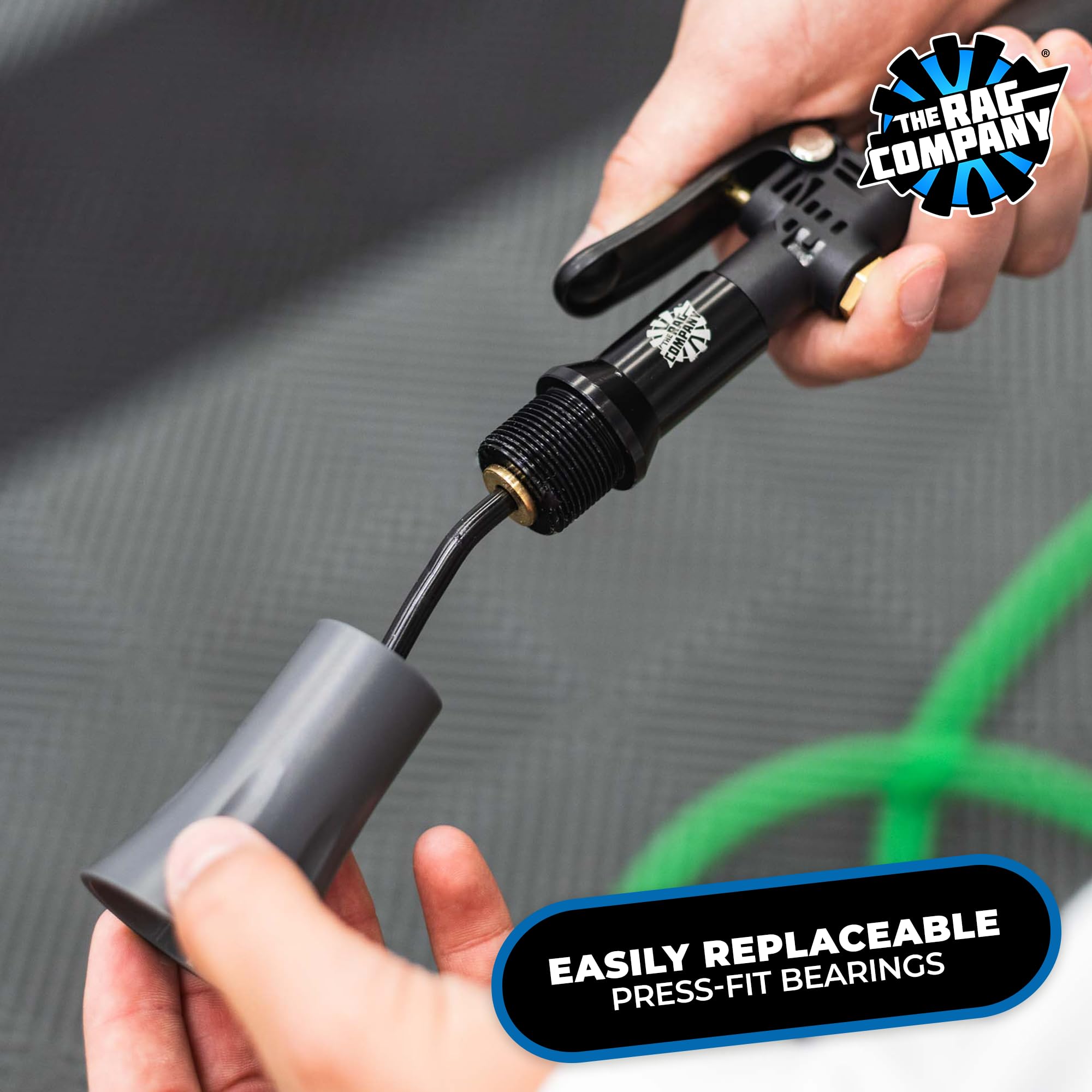 The Rag Company Ultra Air Blaster Mini – Schmutzentferner für Innenausstattung, langlebiges Metalldesign, auslöserbetrieben