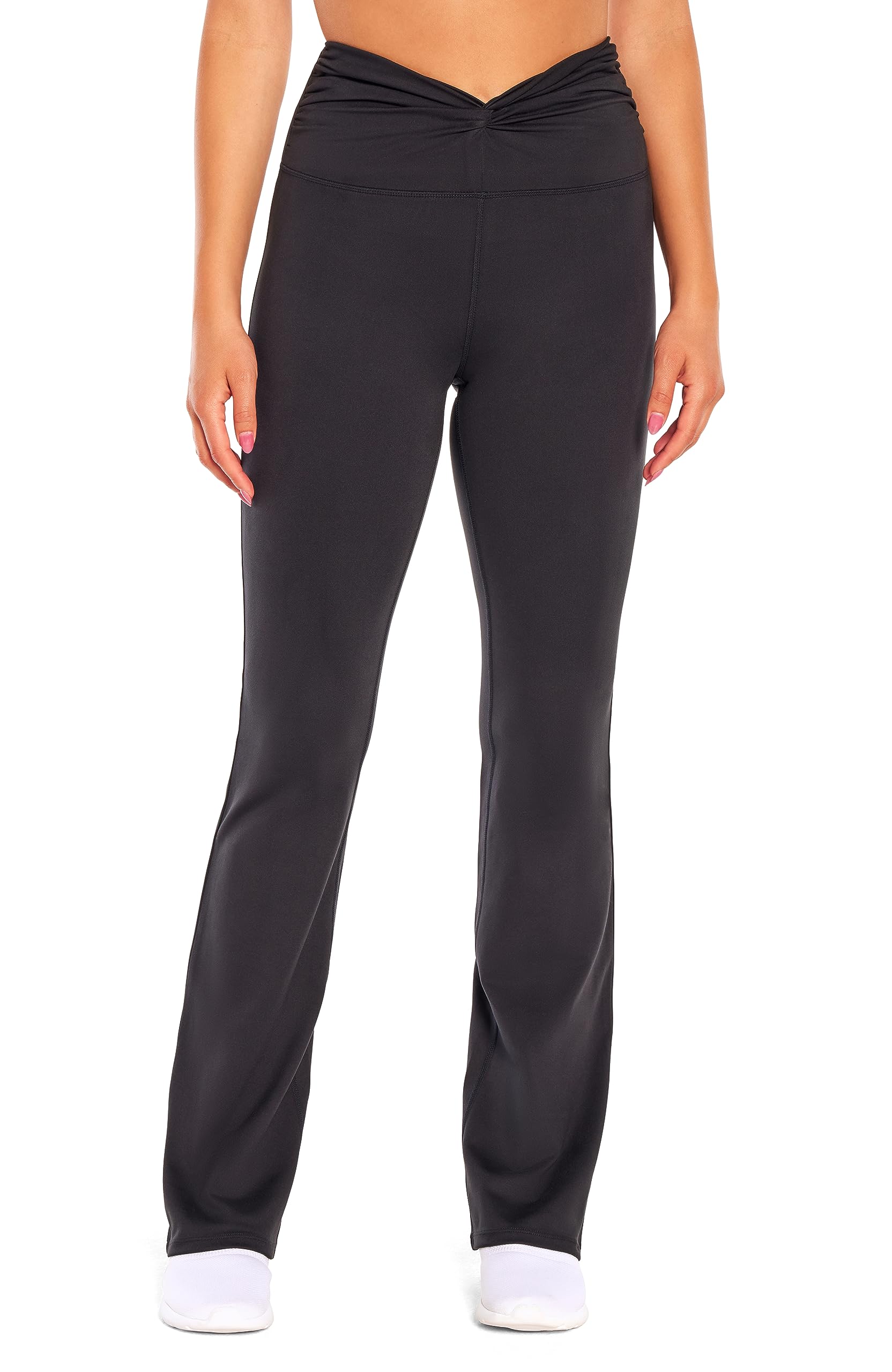 Balance CollectionWomens womens Twist High Rise Bootcut Pant Yoga Pants