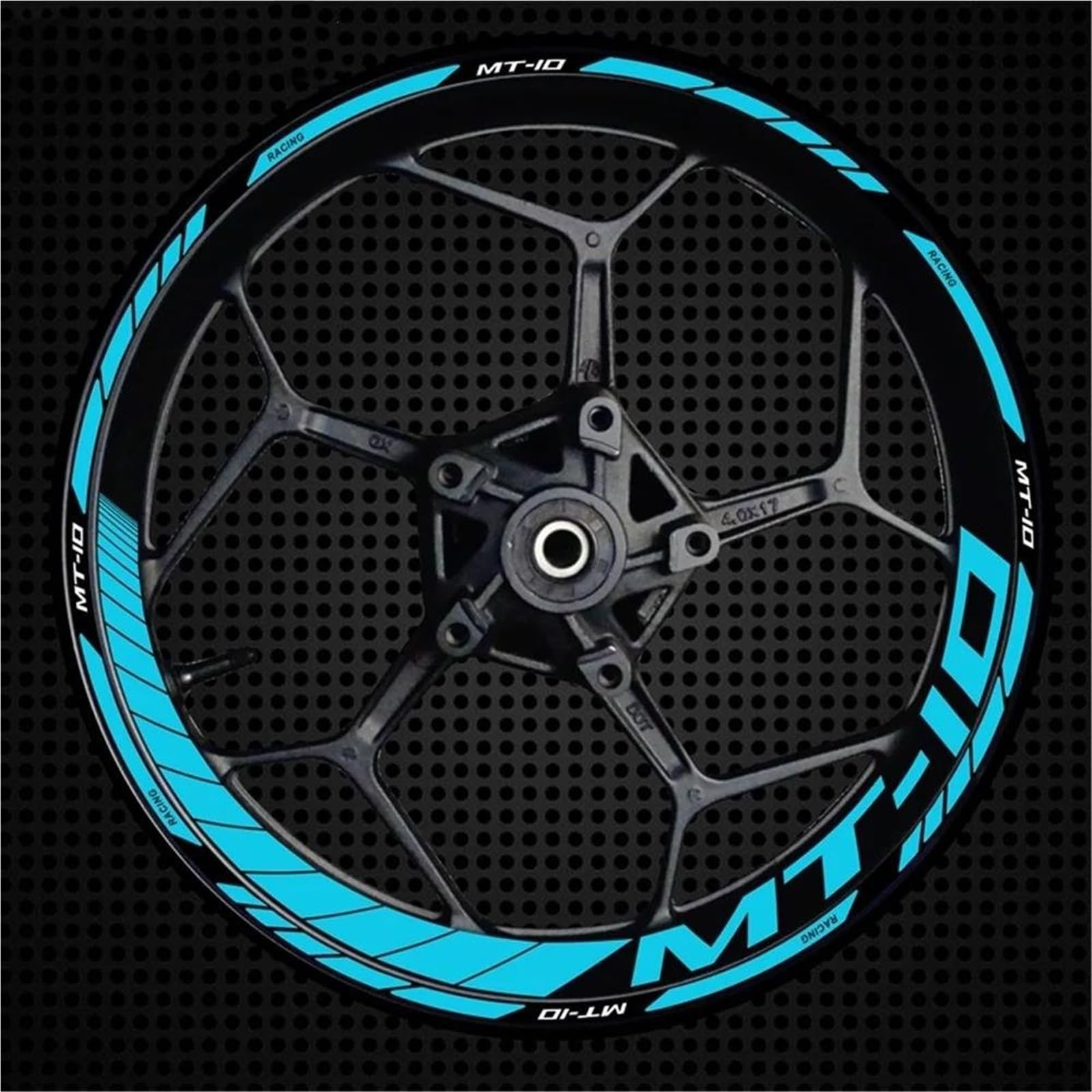 Wheel Stickers Motorcycle Wheel Reflective Decal for MT10 MT-10 MT 10 2022 Stripe Tape Sticker Rim Stickers Hub Decals Rim Reflective Decal