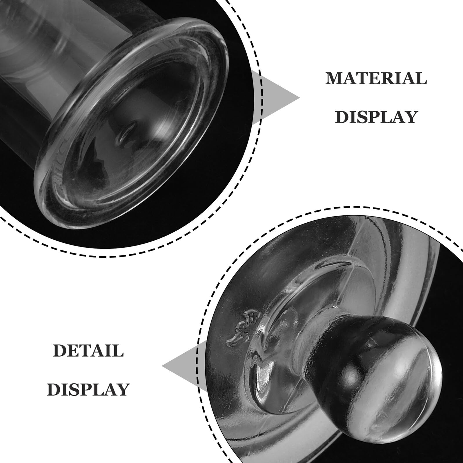 Provetta in vetro borosilicato, 75 x 120 mm, con coperchio, a parete spessa, a prova di perdite, contenitore per campioni di laboratorio, per preparati chimici e applicazioni sperimentali