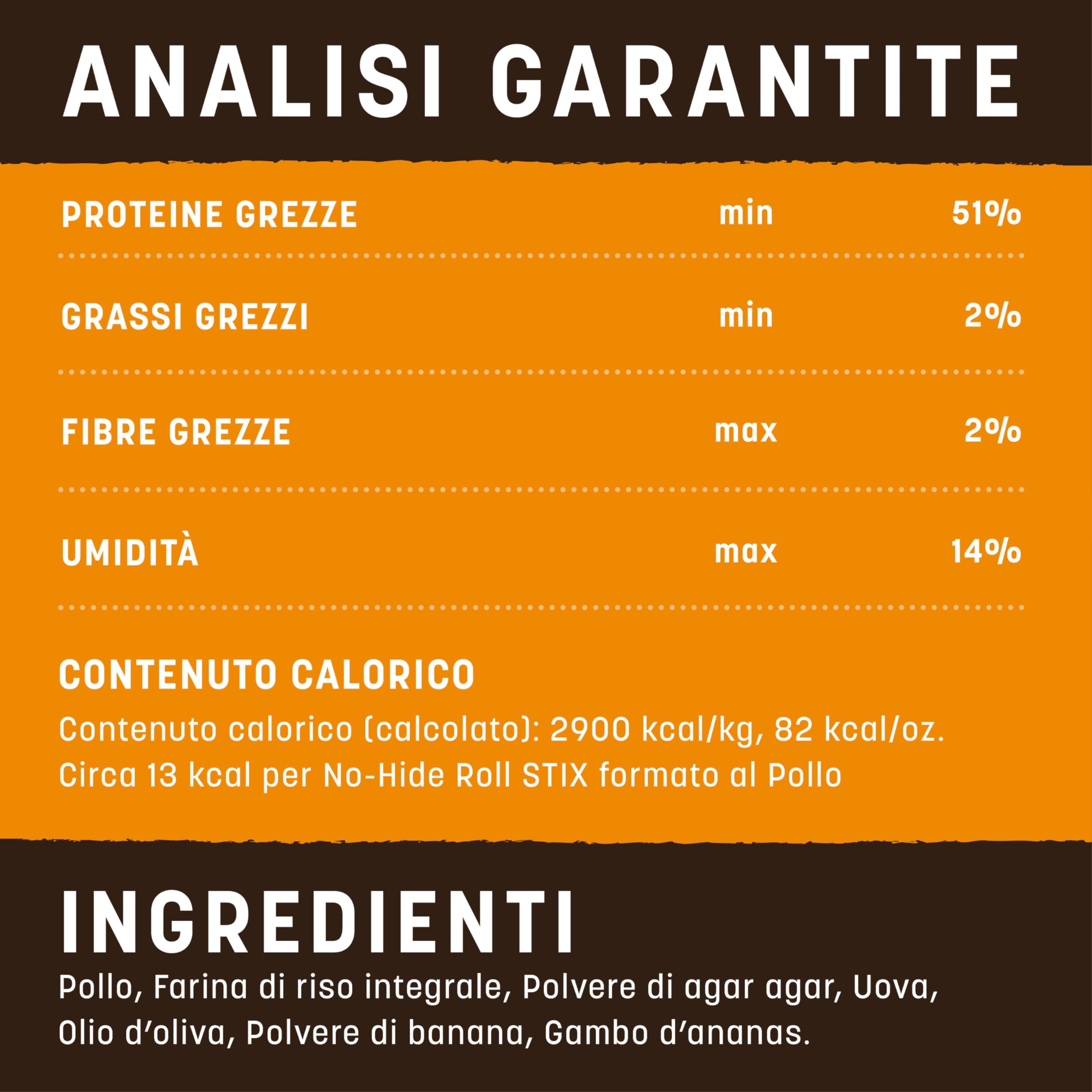 Earth Animal No-Hide Stix Naturali Senza Pelle al Pollo - Snack a Masticare a Lunga Durata per Cane di Piccola Taglia