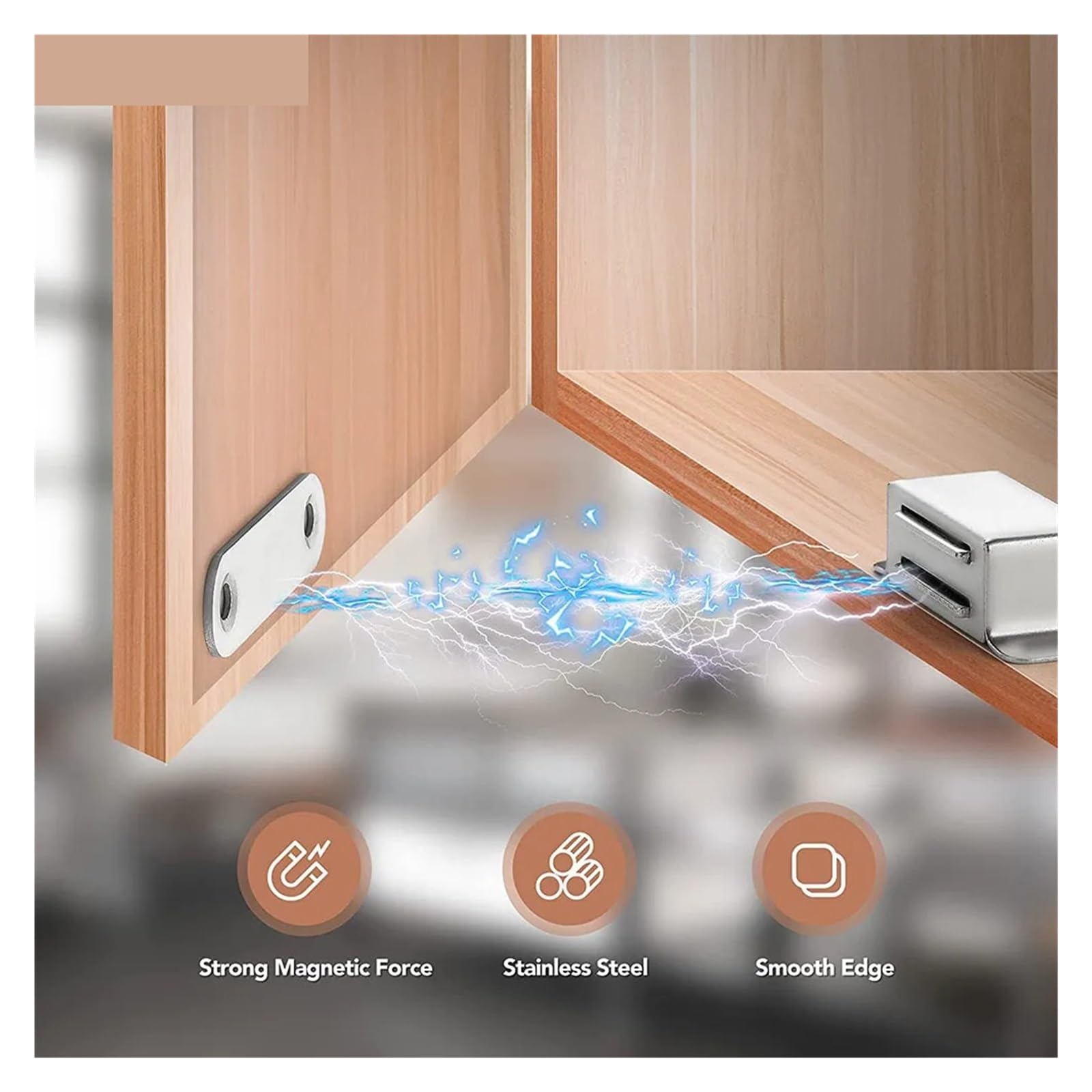 Chiusura magnetica for porta in acciaio inossidabile