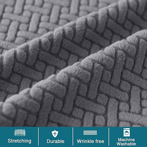 Miniatura 7 de HFCNMY - Fundas para taburete de bar con respaldos, paquete de 4 fundas elásticas para taburete de bar, fundas para taburete de bar de jacquard,