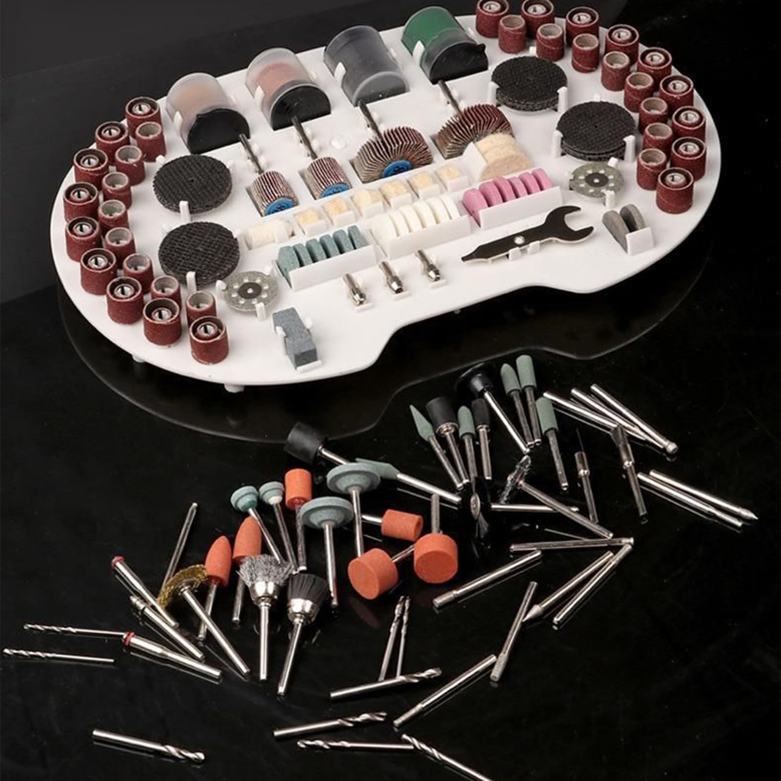 Kit de accesorios para herramienta rotativa 276 piezas para herramienta | Set multiusos para herramienta rotativa para Pulir, Perforar, Grabar, Cortar, Lijar, Esmerilar y
