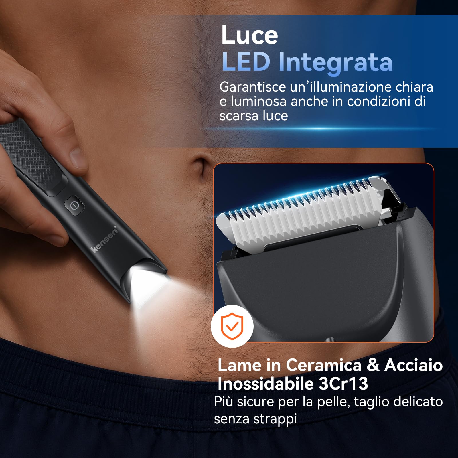 Kensen Trimmer Corpo Uomo