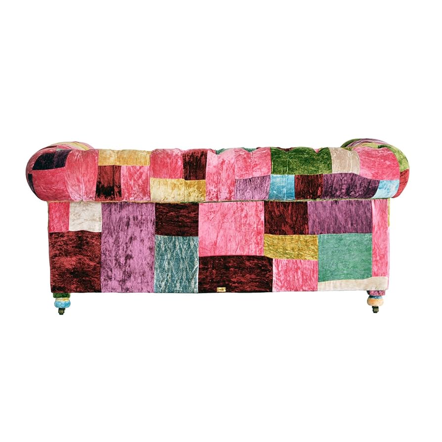 展示超美品 HALOハロ ベンジントン 2人掛ソファベルベットパッチワークボヘム HALO BENSINGTON SOFA VELVET PATCHWORK BOHEM / ハロ ベンジン