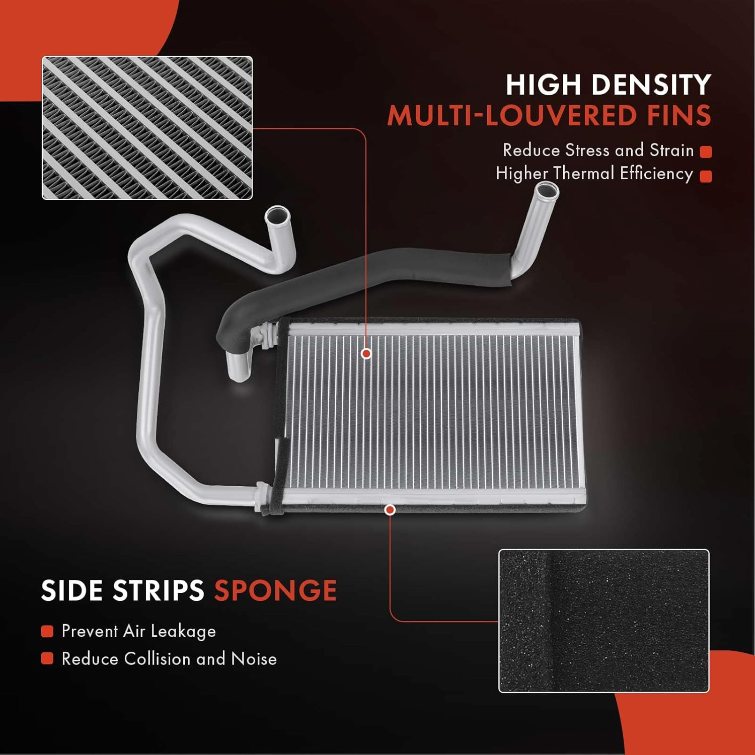 A-Premium HVAC Heater Core Compatible with Acura RDX 2013 2014 2015 2016 2017 2018, V6 3.5L