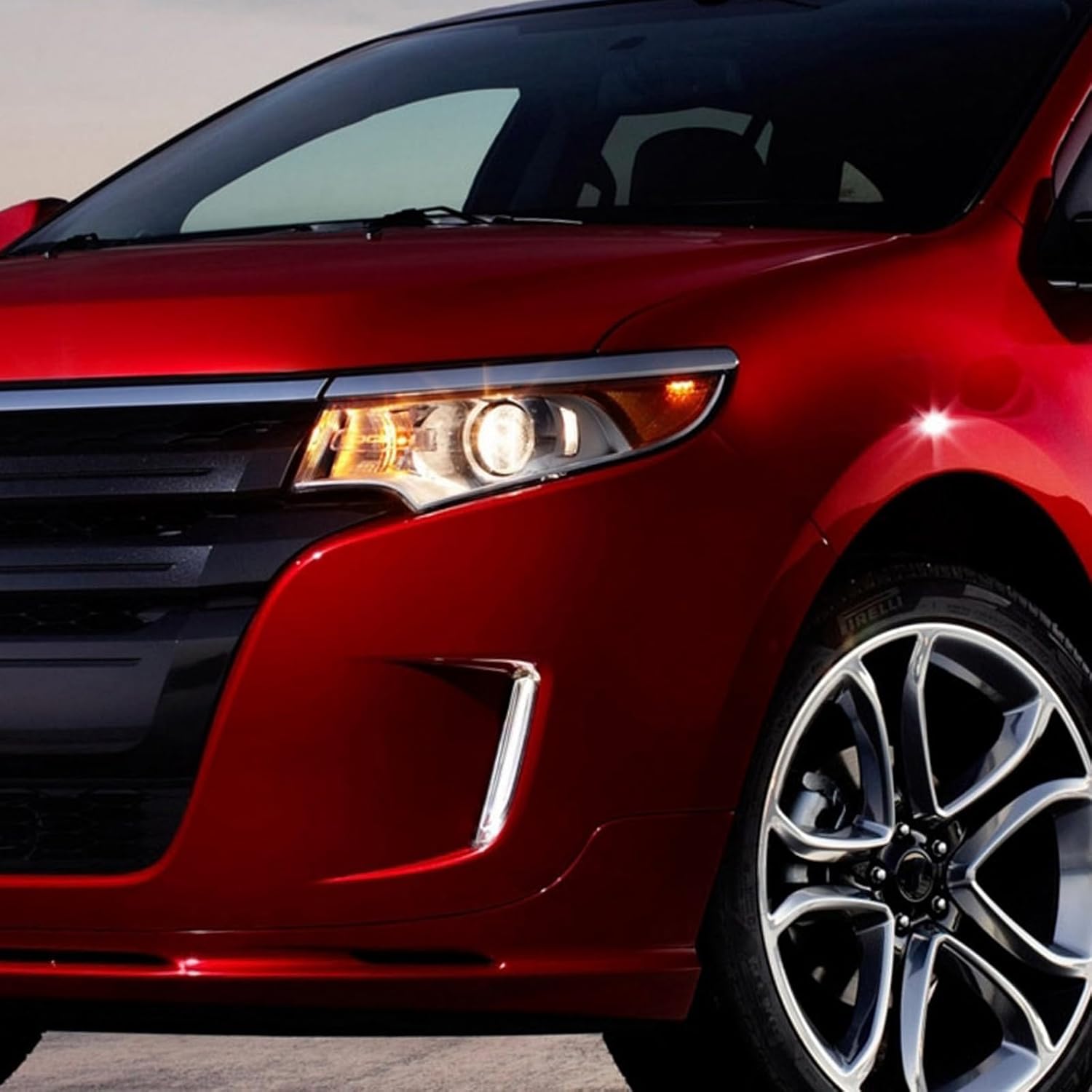 Duolctarms Halogen Headlight Headlamp Assembly Compatible for 2011-2014 Ford Edge Left Driver Side BT4Z13008A