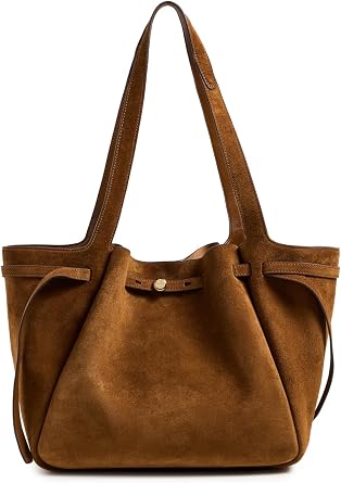 Tory Burch Womens Romy Suede Tote Bag