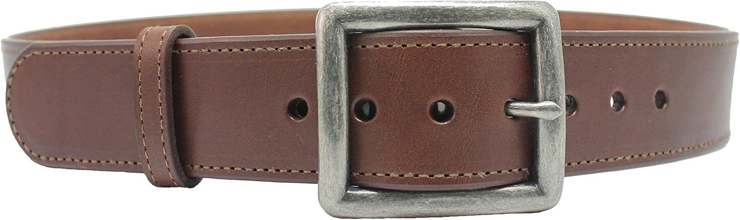 Handmade Heavy Duty Cognac Leather Belt 1-1/2" Genuine Men Leather Belt Solid Buckle, Leather Dress Belt, Birthday Gift, Fathers Day, Big Belt and Tall, Personalized Free, Made in USA