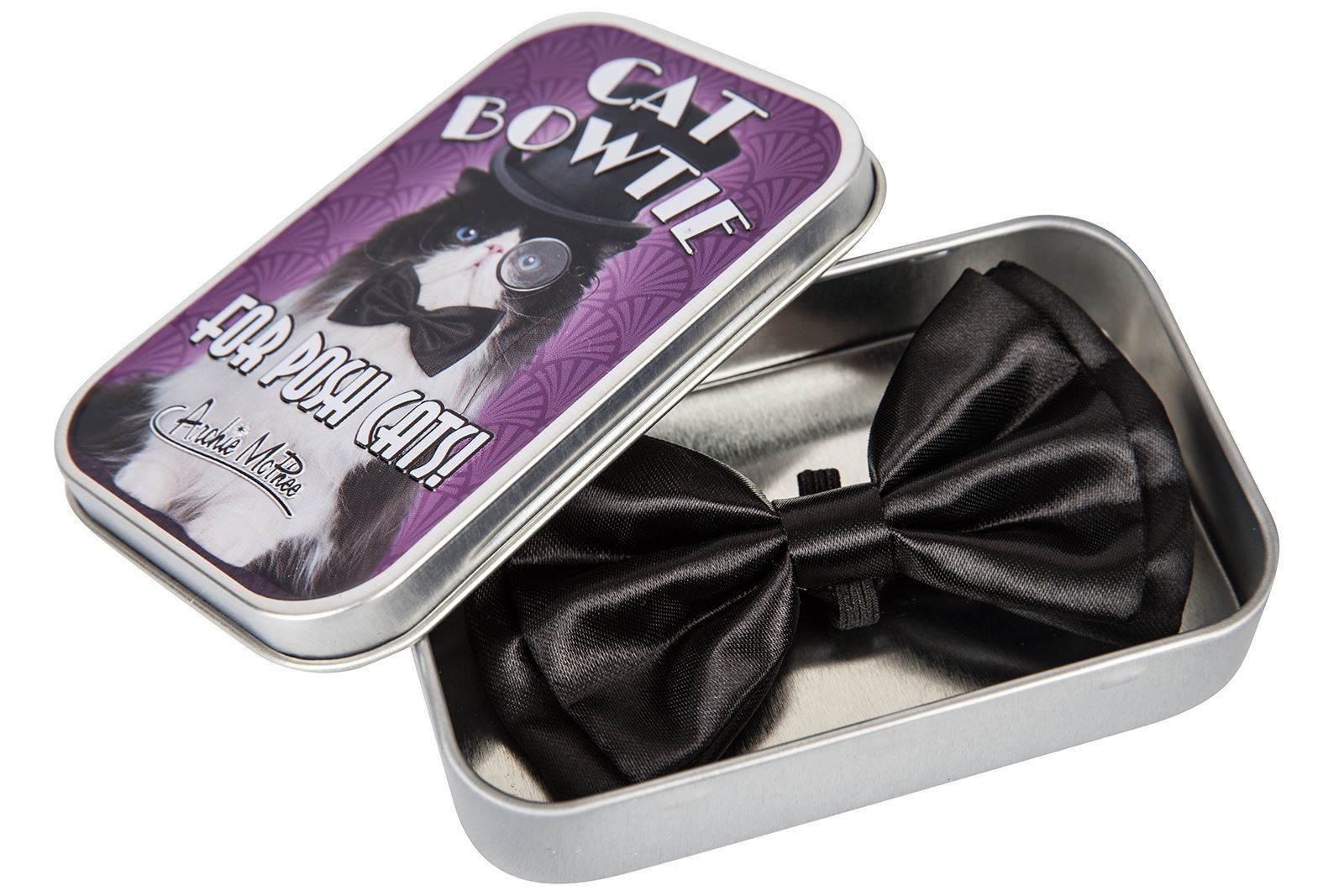 Bow Tie For Cats in Collectible Tin
