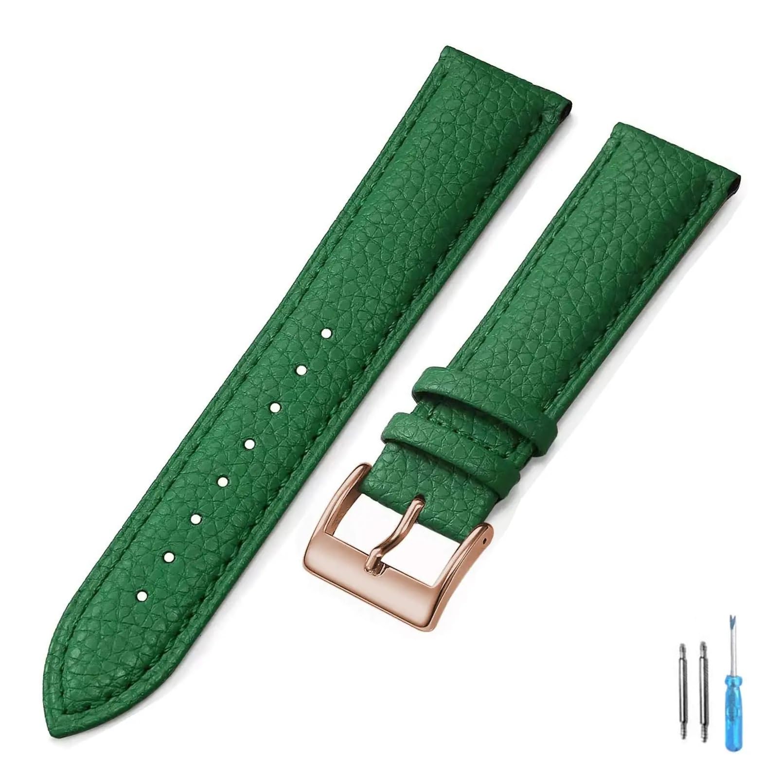 yingyingjia Bracelet De Montre En Cuir Véritable For Homme Et Femme | Bracelet en cuir véritable 16 mm, 18 mm, 20 mm, 22 mm.