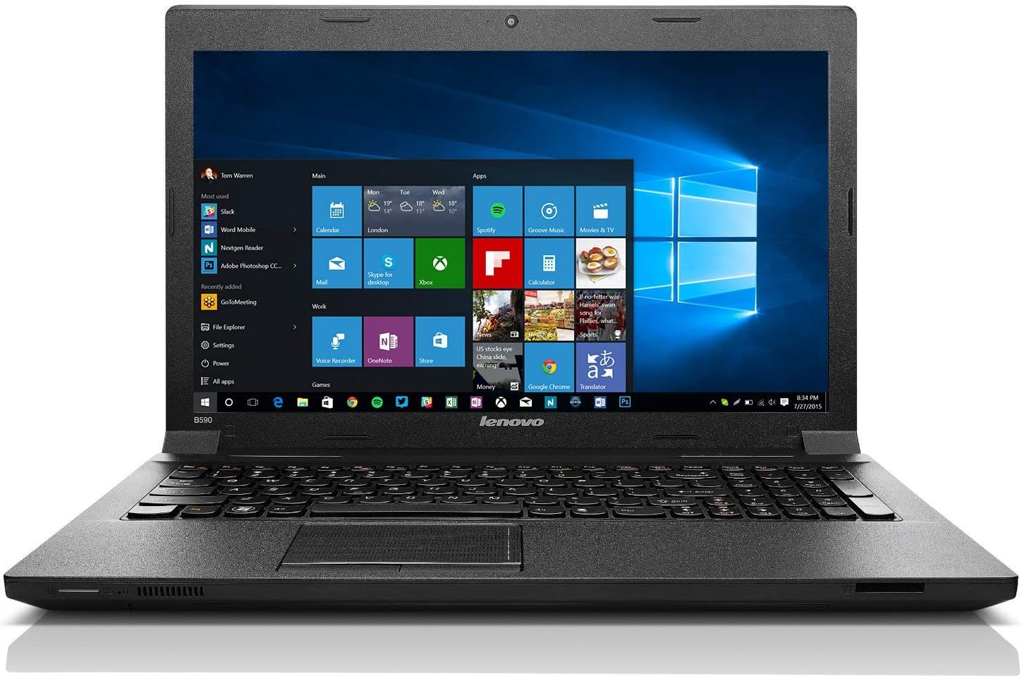 Lenovo B590 15.6" Laptop, 240Gb SSD , 8GB RAM Windows 10 Pro (Renewed)