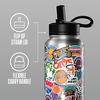Hydrapeak NBA ステッカープリント 26オンスドリンクボトル Hydrapeak NBA ステッカープリント 26オンスドリンクボトル