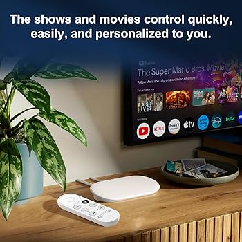 「Google Chromecast with Google TV snow/… Google Chromecast 4K with Google TV - Snow | eBay