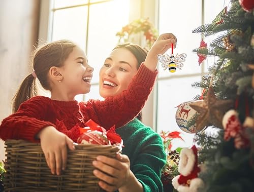 Miniatura 10 de FLYAB Adornos de Navidad de la Torre Eiffel 2023, adornos de metal para árbol de Navidad, decoración de París, adornos de París para árbol de