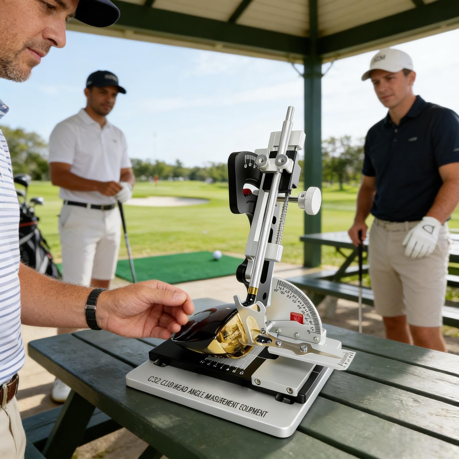 Misuratore angolare per mazze da golf, con livello di bolla integrato, misurazione per manutenzione di mazze da golf, per tecnici, professionisti, officine, tornei