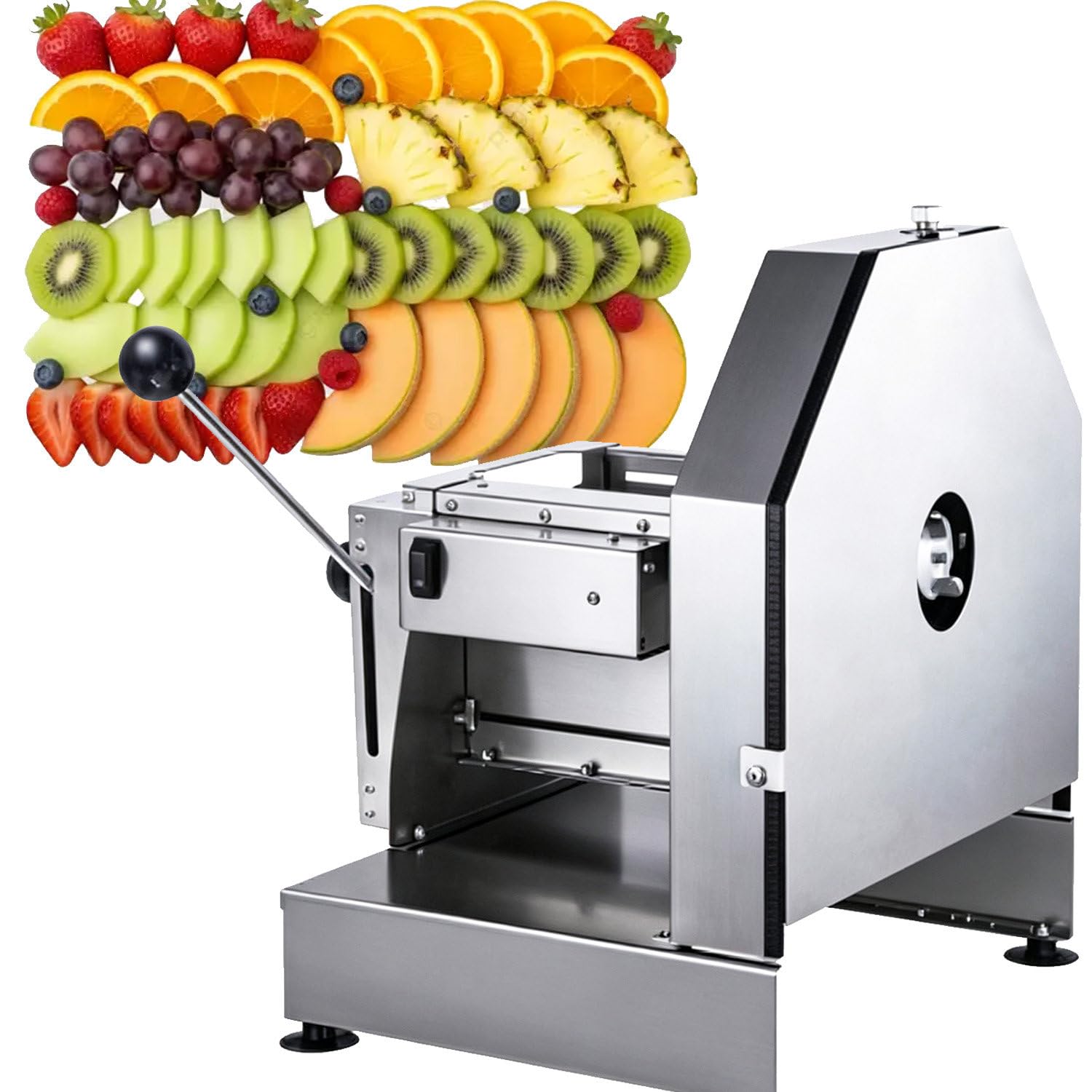 Dowpie Multicolor Commercial Lemon Slicer, Multifunctional Electric Vegetable Slicer