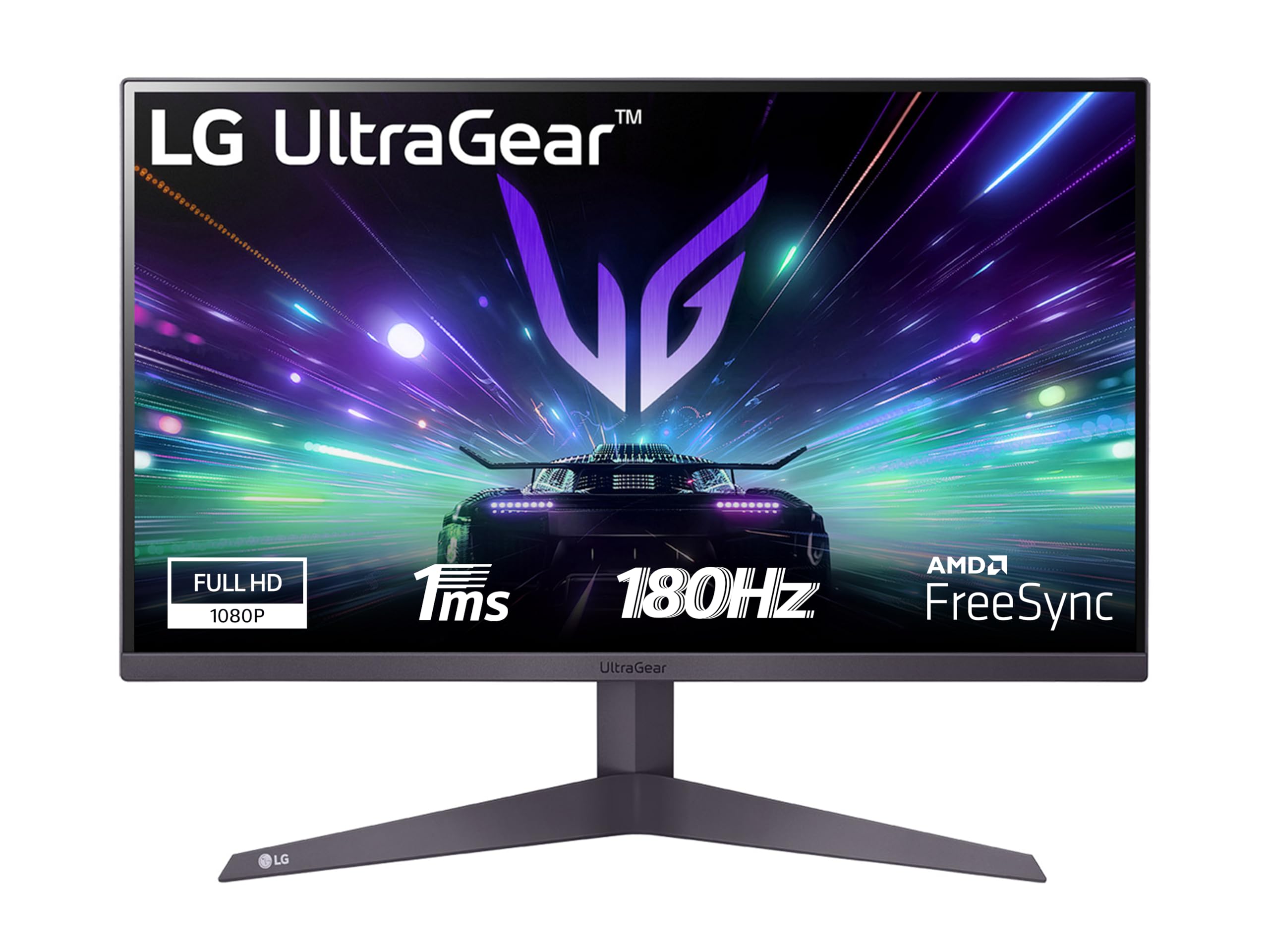 LG 24GS50F UltraGear Gaming Monitor 24" Full HD, 1920x1080, 180Hz, 1ms, AMD FreeSync Premium, HDMI 1.4 (HDCP 1.4), Display Port 1.2, Uscita Audio, Flicker Safe, Nero