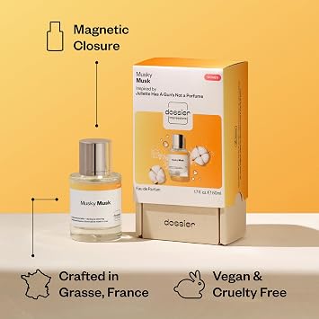 Dossier - Musky Musk - Eau de Parfum - Inspired by Not a Perfume - Long-Lasting Fragrance - Unisex - 1.7 fl oz (50ml)