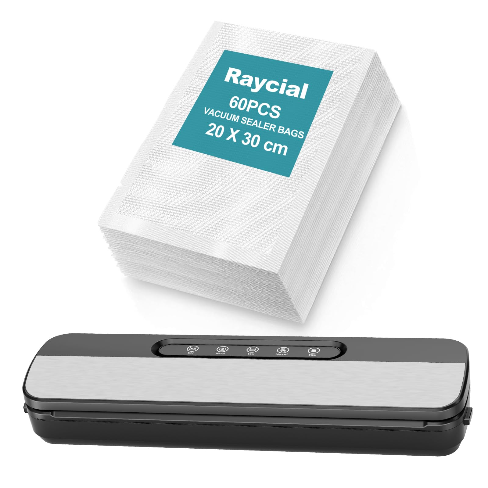 Vakuumiergerät mit 60PCS Vakuumierbeutel Raycial