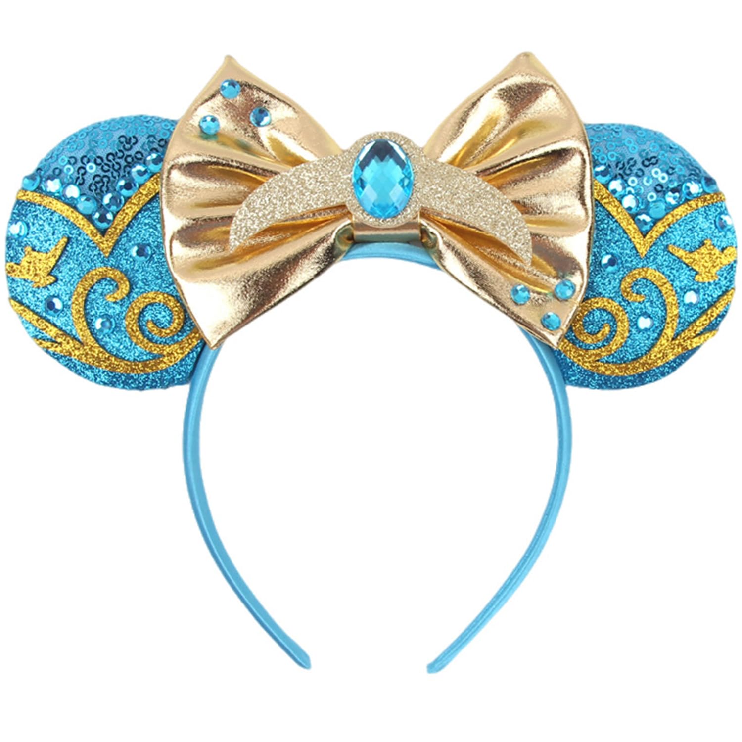 MADO Aladdin Mouse Ears Headband for Women, Girls, and Boys - Park Headbands (JSM-diamond)