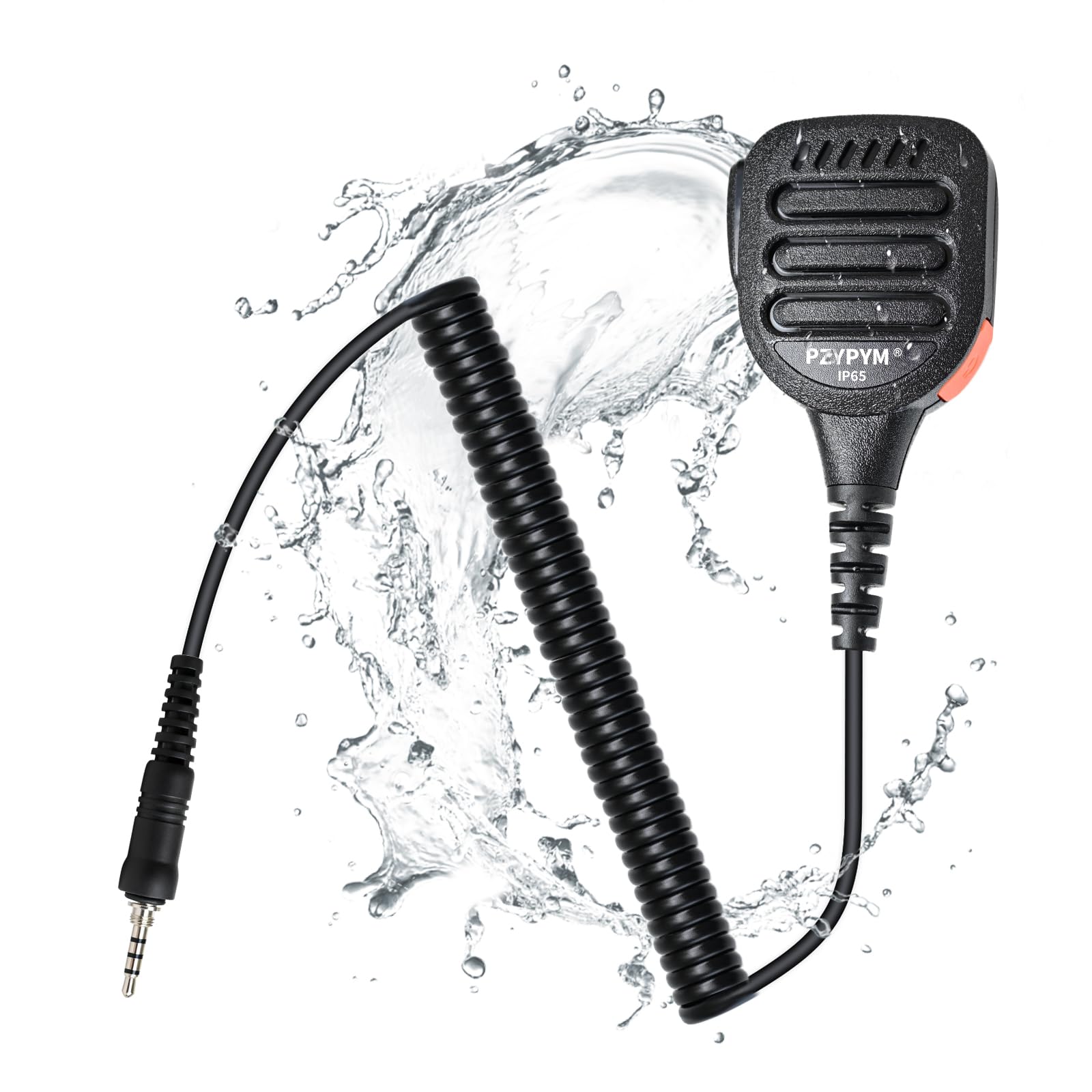 Speaker Microphone Handsfree for Standard Horizon SSM-14A Submersible Radio,Commercial-Grade, IP67 Waterproof Rainproof, High-Output Noise Canceling