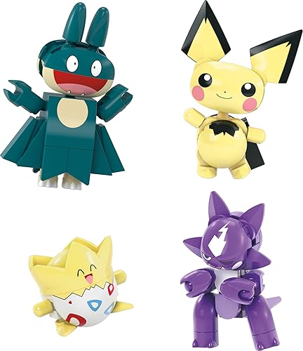 Miniatura 3 de MEGA Togepi Pichu Happiny Munchlax Riolet Toxel Elekix y Mime Jr, regalo para niños