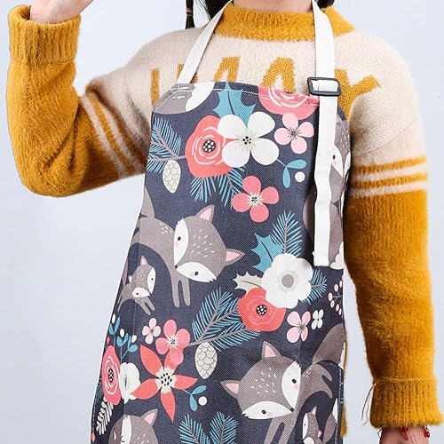 Miniatura 6 de Delantales a juego para niños y adultos, 2 delantales para mujeres y niños, delantal de cocina perfecto para mamá y yo