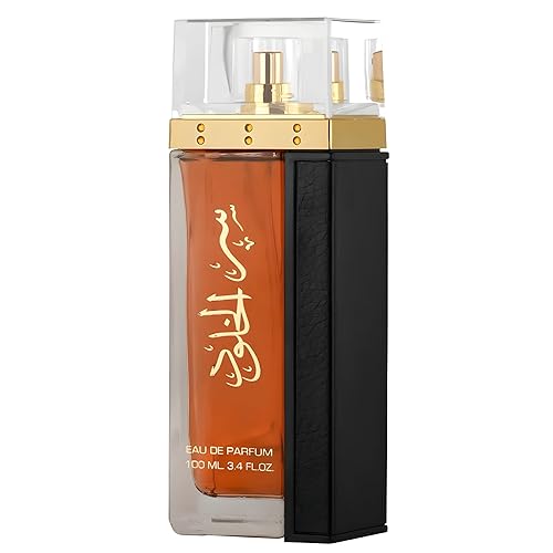 Lattafa Perfumes Ser Al Khulood Gold Eau de Parfum Spray para Unisex, 3.4 onzas