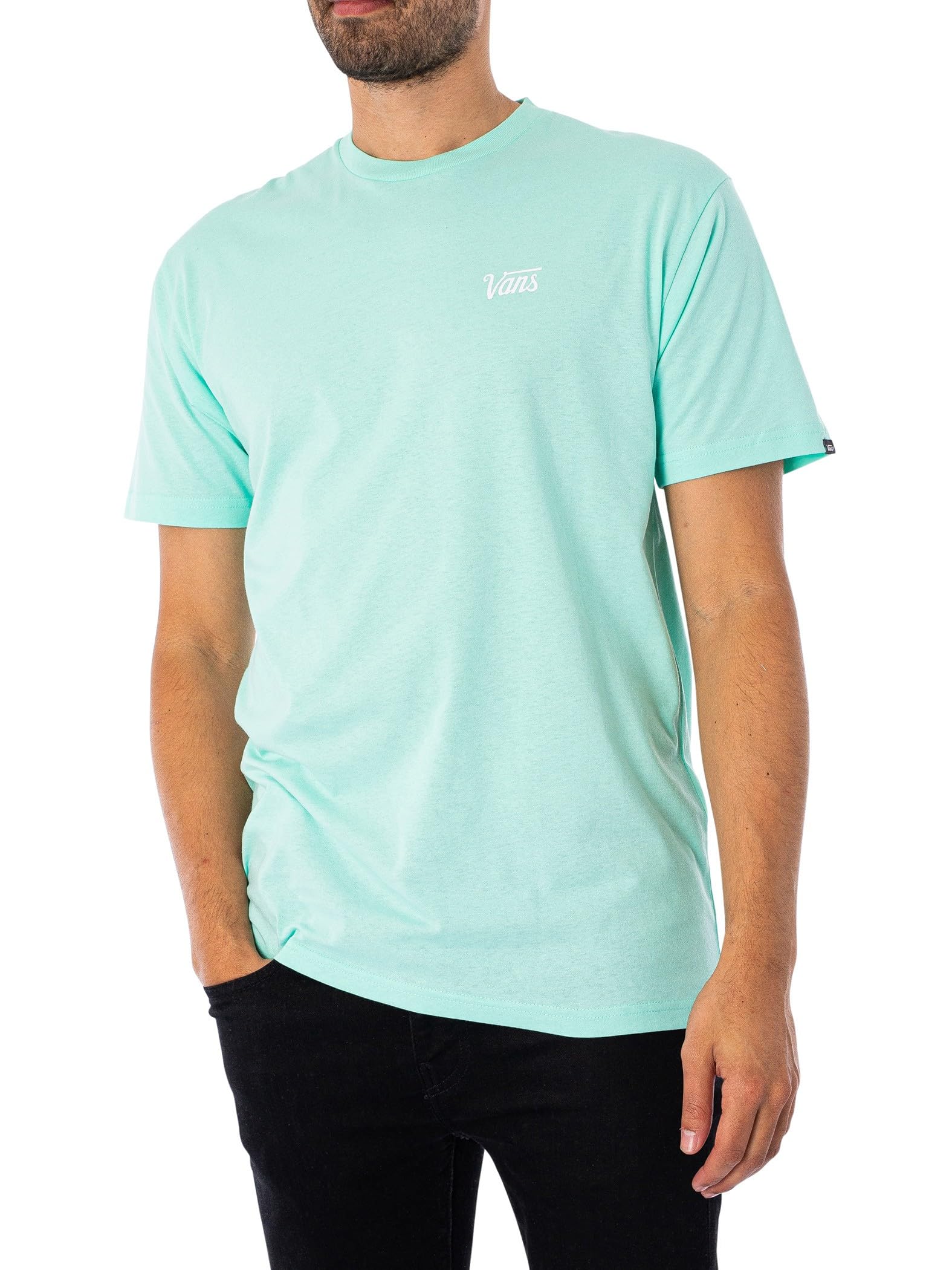 Vans Mini Camiseta con Texto En Inglés Hombre