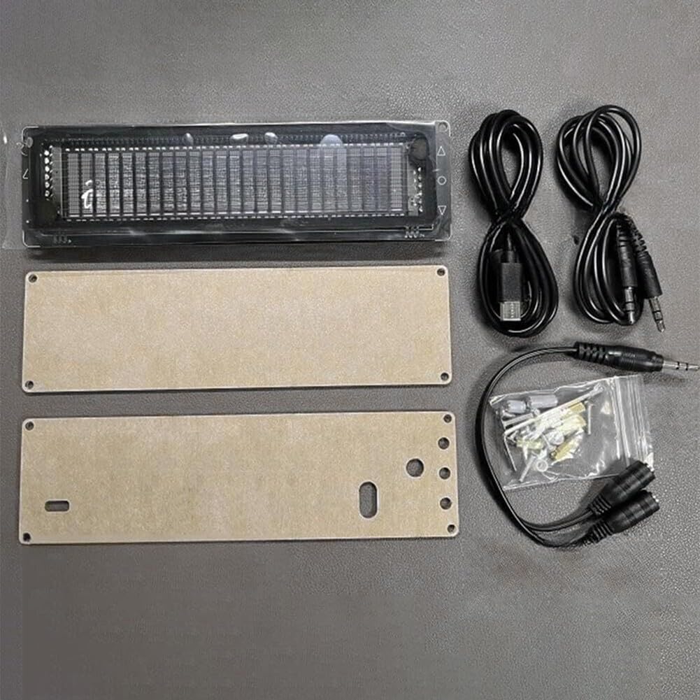 Analizador de espectro de audio Ak2515 VFD con pantalla de 25 x 15, rango de frecuencia de 32 Hz-16 kHz, algoritmo AGC, función de reloj, ganancia ajustable, filtración de ruido, fuente de