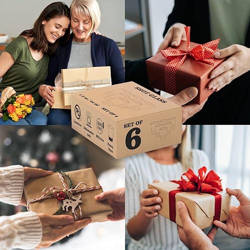 Miniatura 8 de Juego de 6 vasos de chupito de mercancía de The Office, vasos de chupito transparentes de 1.5 onzas con base pesada, regalos divertidos para