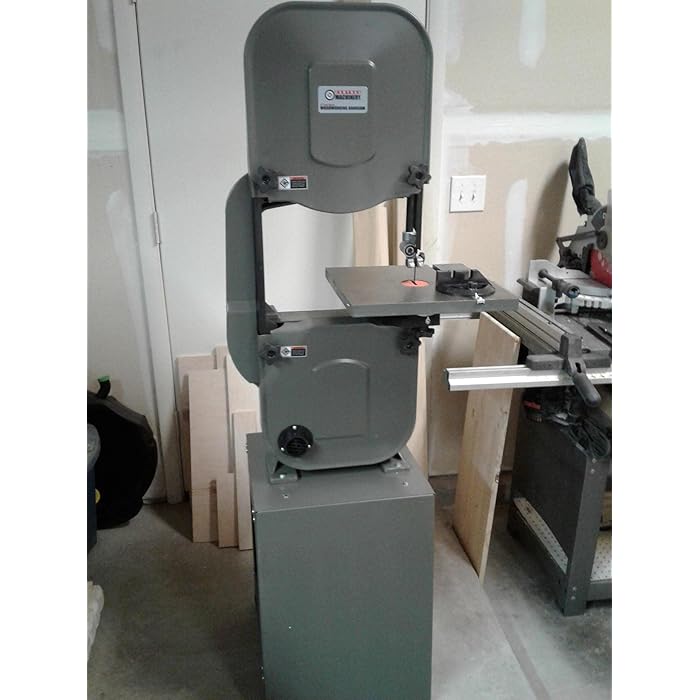 Buy 14 Inch Four Speed Woodworking Band Saw with Cast Iron Table, Blade