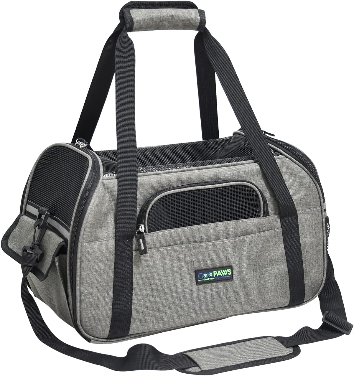 JESPETSoft-Sided Kennel Pet Carrier for Small Dogs, Cats, Puppy, Airline Approved Cat Carriers Dog Carrier Collapsible, Travel Handbag & Car Seat